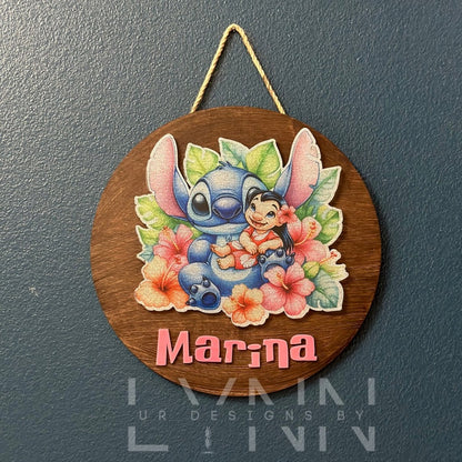 Stitch Inspired Wall Decor