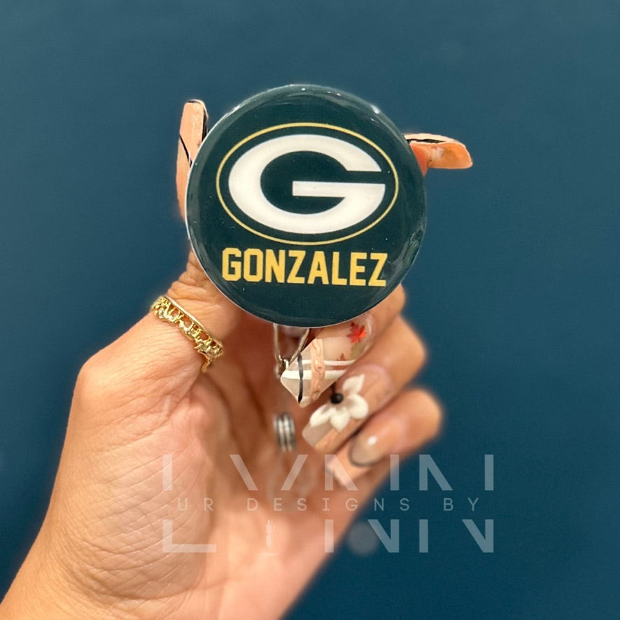 Green Bay Packers Inspired Badge Reel