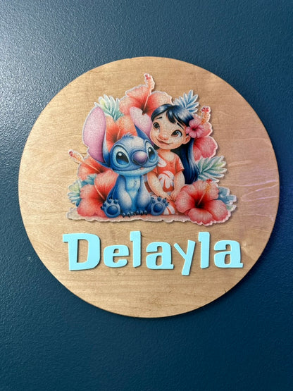 Stitch Inspired Wall Decor