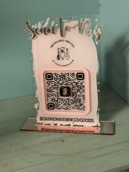 Scan to Pay Business Sign - 1QR Code