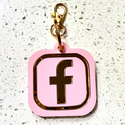 NFC Social Media Business Keychains