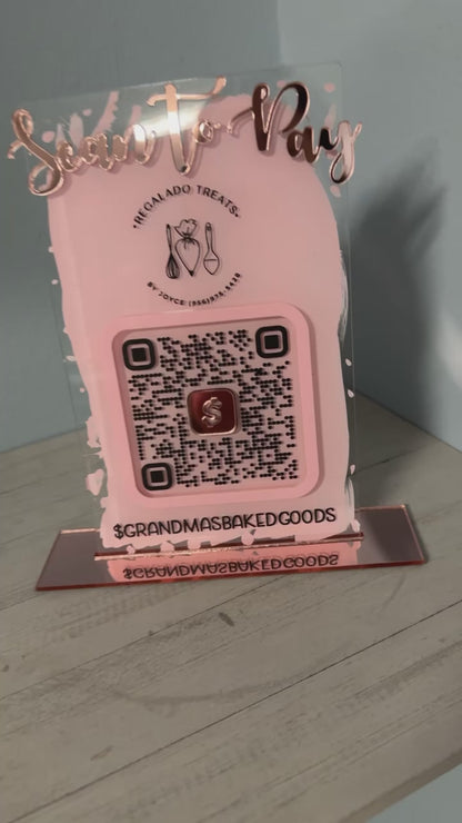 Scan to Pay Business Sign - 1QR Code